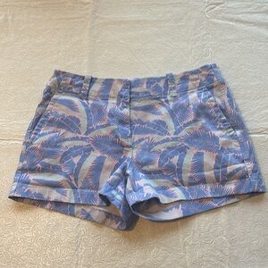 Vineyard Vines Island Palms Tropical Print Shorts, Size 8
